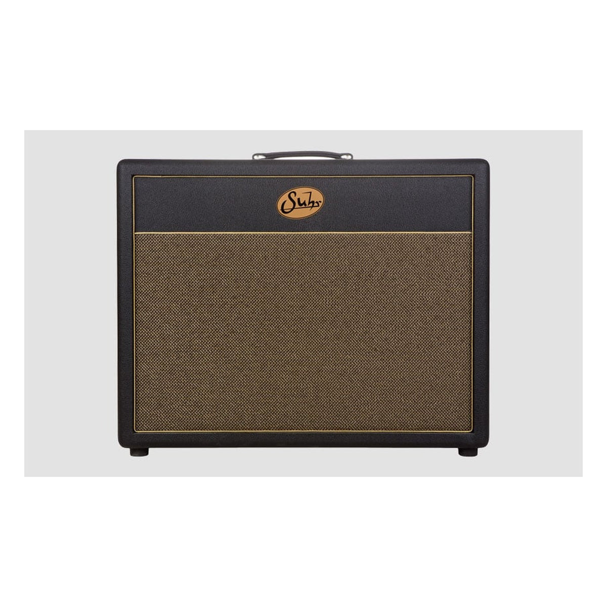 Suhr 2x12 Deep Cabinet, Black, Gold Grill, Warehouse Veteran 30