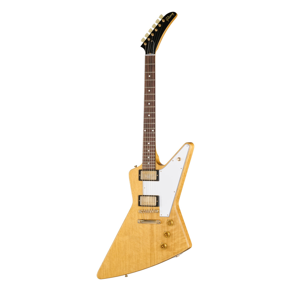 Gibson Custom Shop 1958 Korina Explorer Reissue VOS, Natural, White Pickguard