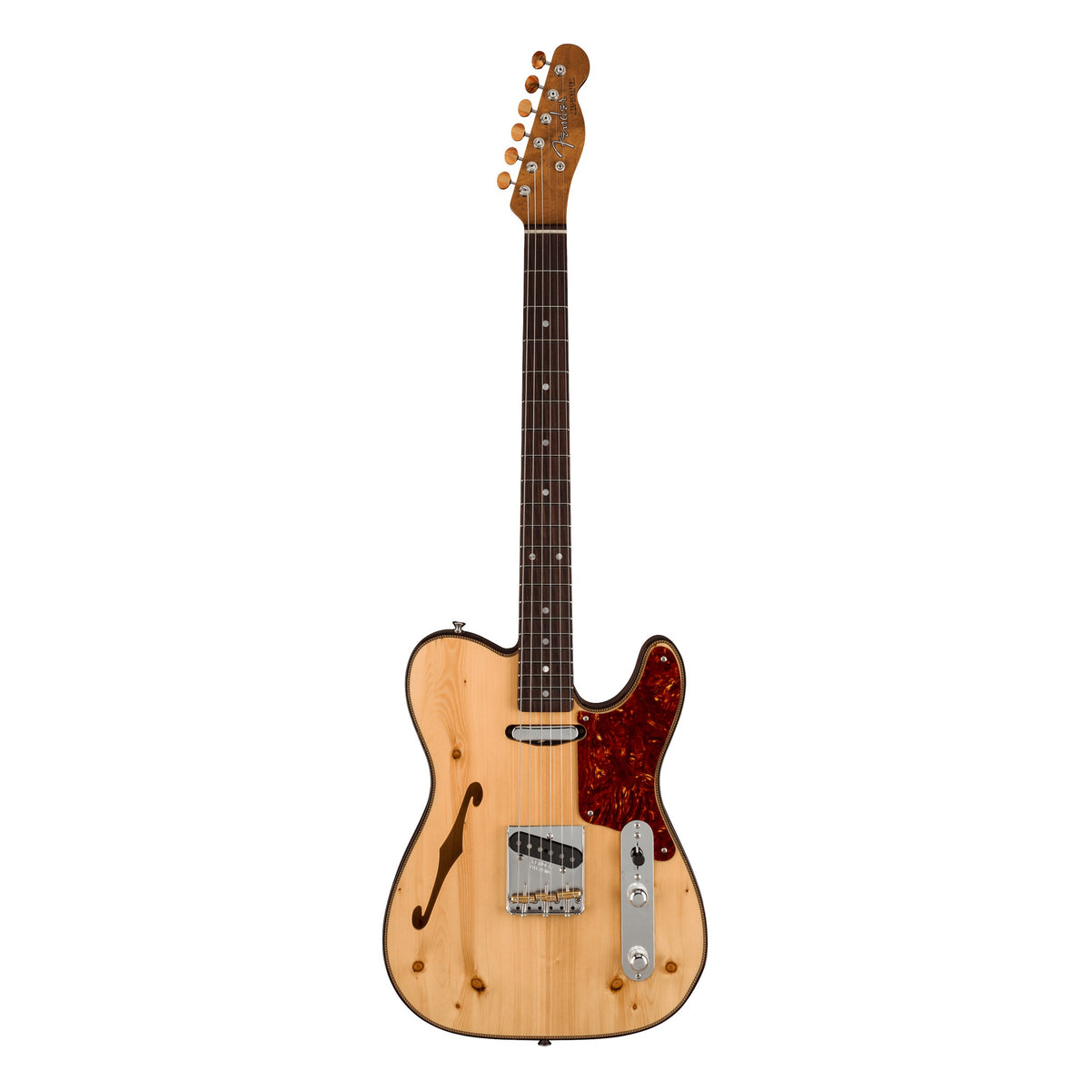 Fender Custom Shop Artisan Knotty Pine Tele Thinline RW, Aged Natural