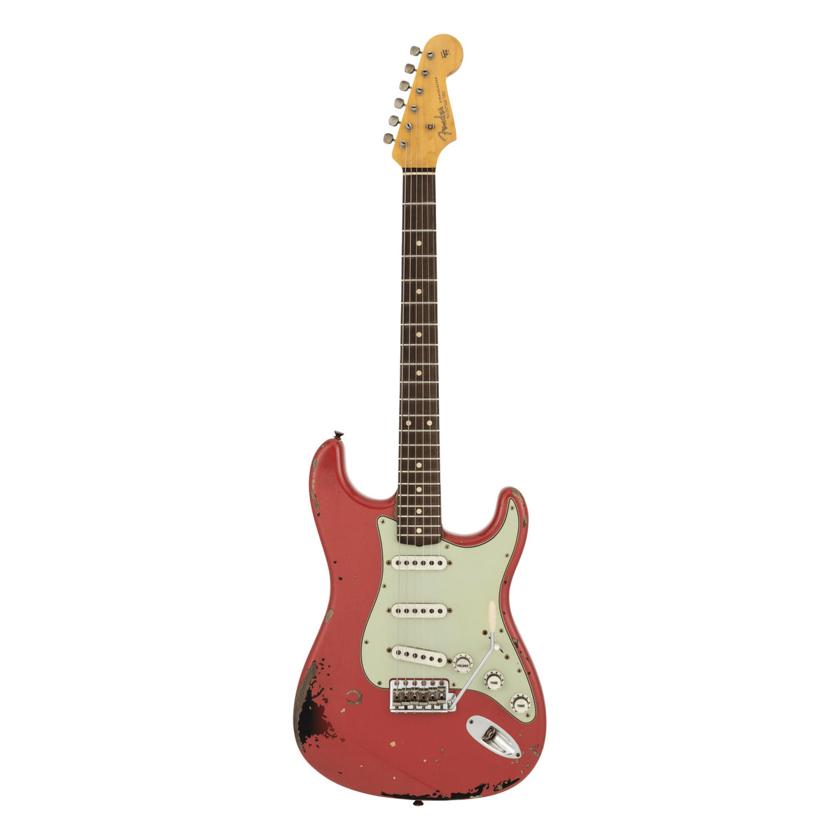 Fender Custom Shop Michael Landau Signature 1963 Stratocaster, Fiesta Red over 3-Color Sunburst