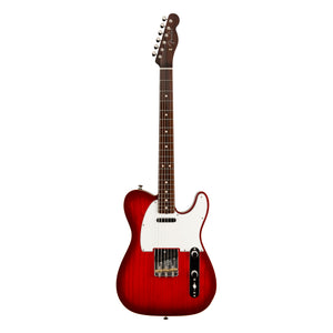 Fender Custom Shop Postmodern Telecaster DLX Closet Classic, Aged Crimson Burst, Flat-Laminated Rosewood fingerboard