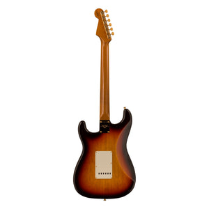 Fender Custom Shop Artisan Korina Stratocaster, Chocolate 3-Color Sunburst, back