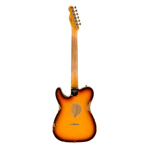 Fender Custom Shop 1960 Telecaster Custom Heavy Relic, Super Faded Aged Chocolate 3-Color Sunburst, back