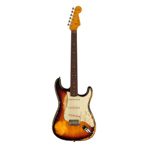 Fender Custom Shop 1963 Stratocaster Super Heavy Relic, Super Faded Aged 3-Color Sunburst