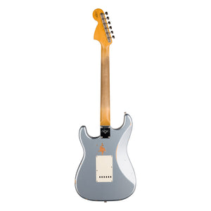 Fender Custom Shop 1967 Stratocaster Relic with Closet Classic Hardware, Aged Blue Ice Metallic, back