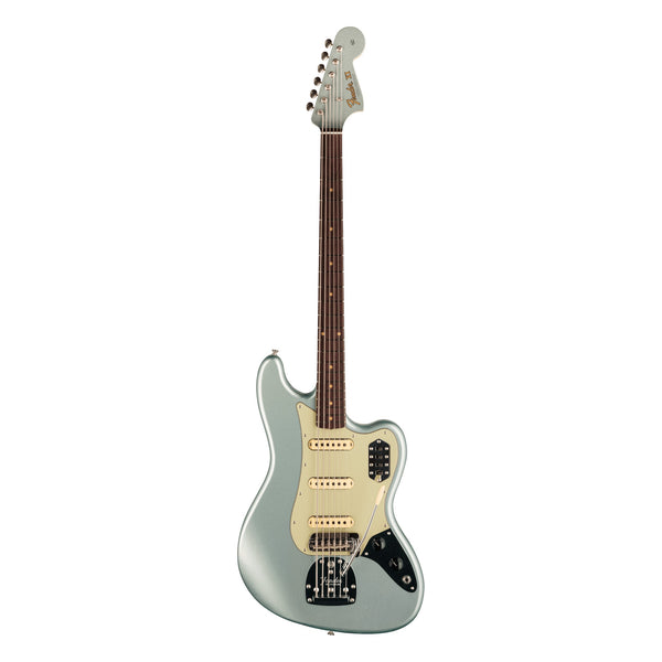 Fender Custom Shop Bass VI DLX Closet Classic, Aged Firemist Silver