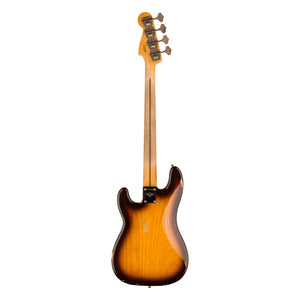 Fender Custom Shop 1958 Precision Bass Relic, Super Faded Aged Chocolate 3-Color Sunburst, back