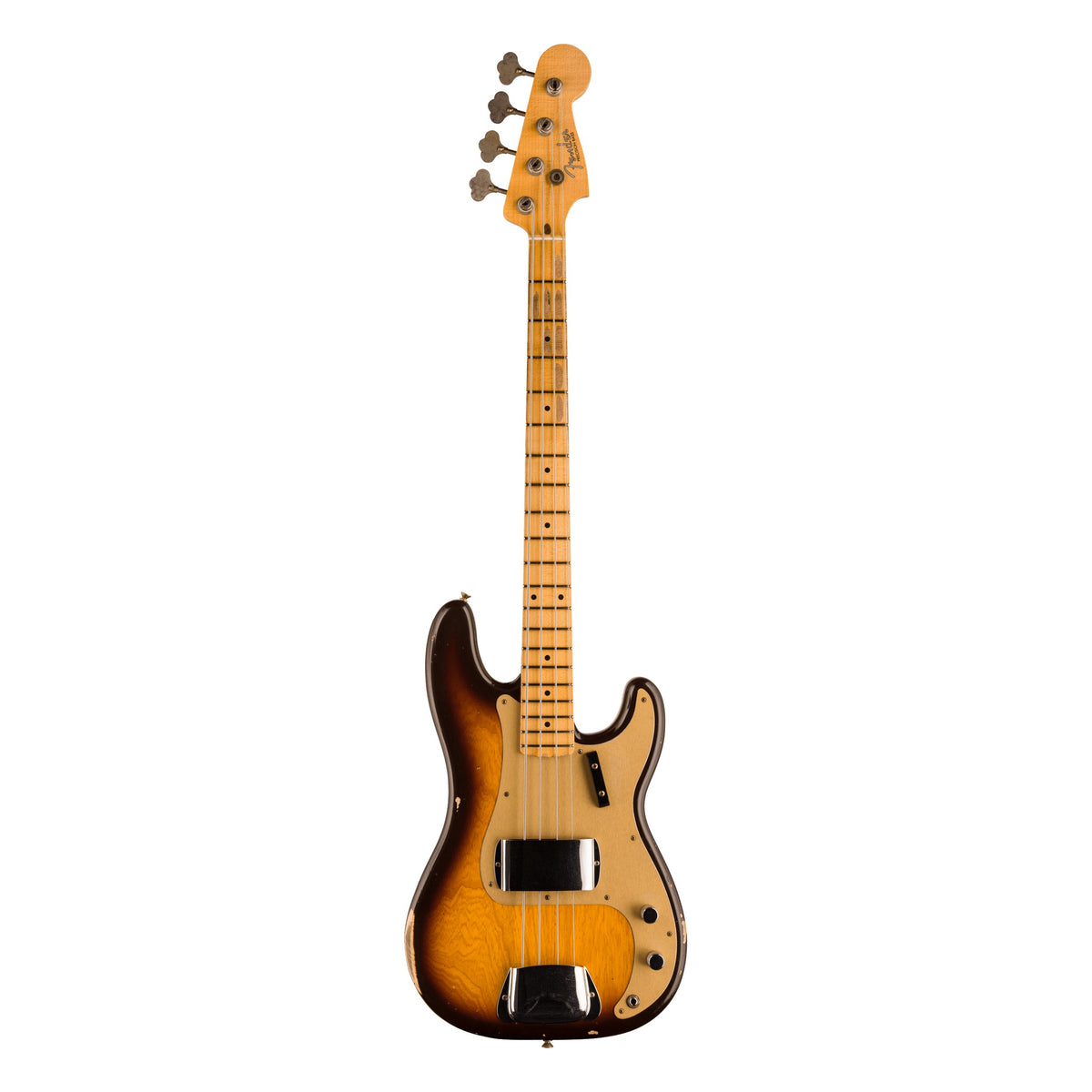 Fender Custom Shop 1958 Precision Bass Relic, Super Faded Aged Chocolate 3-Color Sunburst