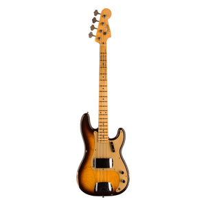 Fender Custom Shop 1958 Precision Bass Relic, Super Faded Aged Chocolate 3-Color Sunburst