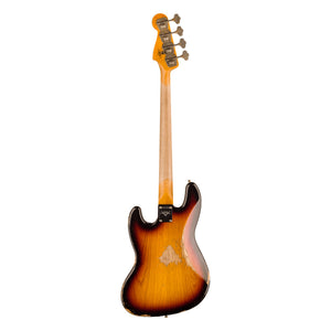 Fender Custom Shop 1961 Jazz Bass Heavy Relic, 3-Color Sunburst, back