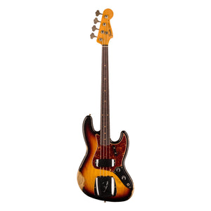 Fender Custom Shop 1961 Jazz Bass Heavy Relic, 3-Color Sunburst