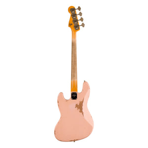 Fender Custom Shop 1961 Jazz Bass Heavy Relic, Super Faded Aged Shell Pink, back