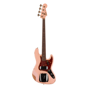 Fender Custom Shop 1961 Jazz Bass Heavy Relic, Super Faded Aged Shell Pink