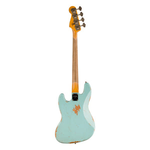 Fender Custom Shop 1961 Jazz Bass Heavy Relic, Faded Aged Daphne Blue, back