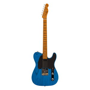 Fender Custom Shop American Custom Telecaster NOS, Sapphire Blue Transparent, 1-Piece Roasted 3A Flame Maple Neck fingerboard