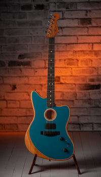 Fender American Acoustasonic Jazzmaster, Ocean Turquois