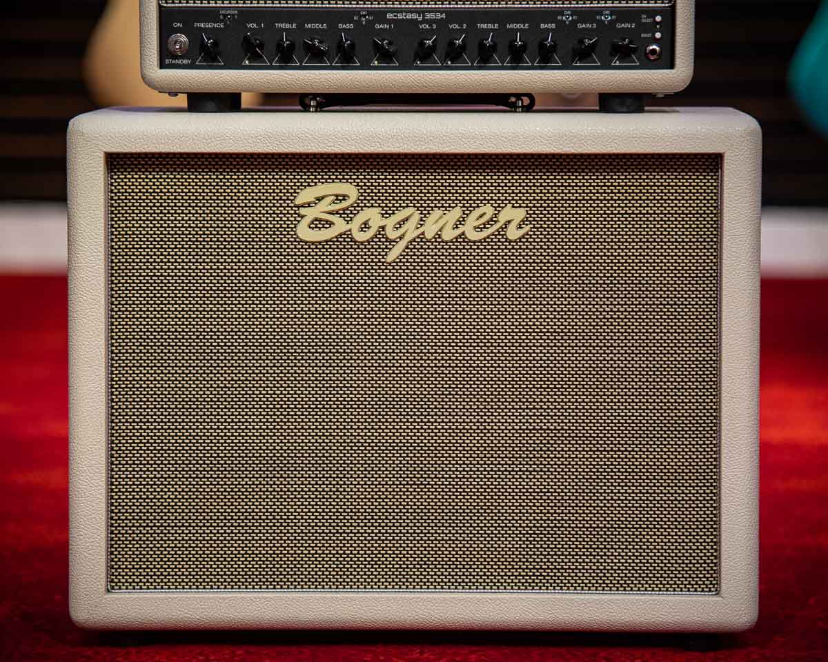 Bogner 112C  65-watt 1x12" Extension Cab Ivory Tolex Celestion Creamback 65