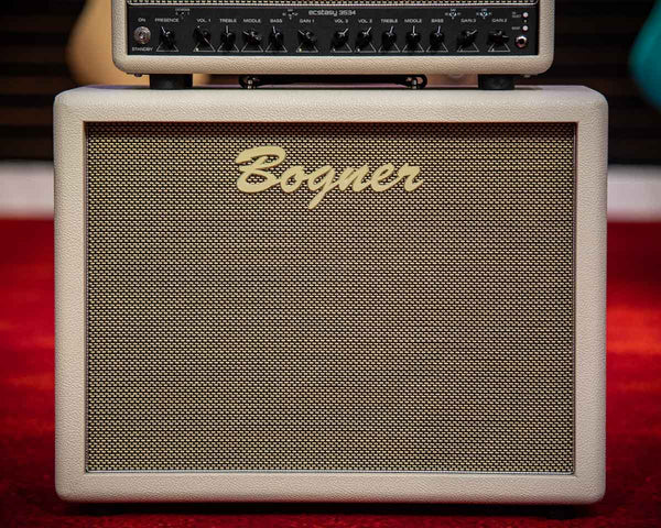 Bogner 112C  65-watt 1x12" Extension Cab Ivory Tolex Celestion Creamback 65
