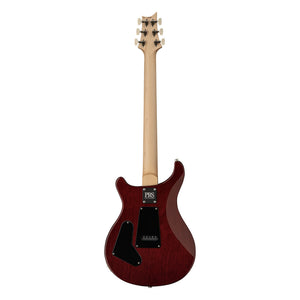 PRS CE 24 Semi-Hollow, Fire Red Burst, back