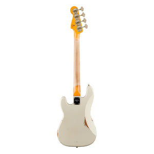 Fender Custom Shop 1960 Precision Bass Relic, Super Faded Aged Olympic White, back