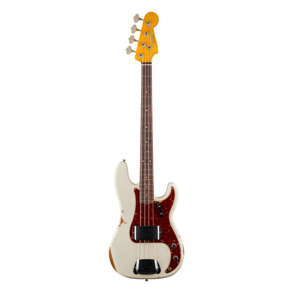 Fender Custom Shop 1960 Precision Bass Relic, Super Faded Aged Olympic White