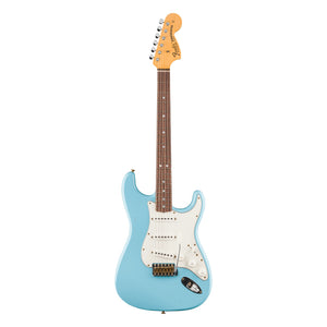 Fender Custom Shop 1969 Stratocaster Journeyman Relic, Faded Daphne Blue, Round-Laminated Rosewood fingerboard