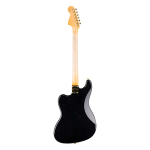 Fender Custom Shop 1966 Bass VI Journeyman Relic with Gold Closet Classic Hardware, Aged Black, back