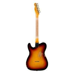 Fender Custom Shop 1961 Telecaster Heavy Relic, Faded Aged Bleached 3-Color Sunburst, back