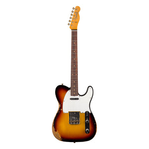 Fender Custom Shop 1961 Telecaster Heavy Relic, Faded Aged Bleached 3-Color Sunburst