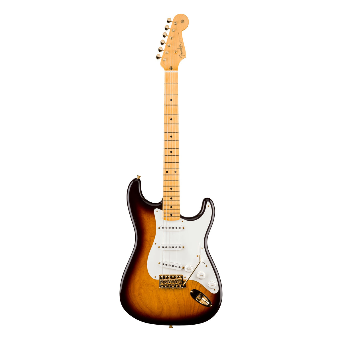 Fender Custom Shop 1955 Stratocaster DLX Closet Classic, Faded Aged Chocolate 2-Color Sunburst