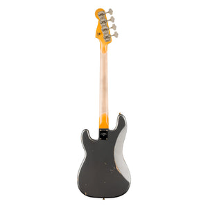 Fender Custom Shop 1960 Precision Bass Relic, Super Faded Aged Charcoal Frost Metallic, back