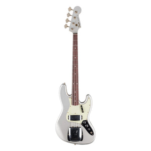 Fender Custom Shop 1965 Jazz Bass Journeyman Relic, Faded Inca Silver