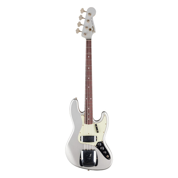 Fender Custom Shop 1965 Jazz Bass Journeyman Relic, Faded Inca Silver