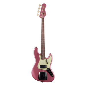 Fender Custom Shop 1965 Jazz Bass Journeyman Relic, Faded Burgundy Mist Metallic
