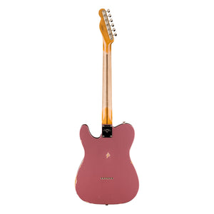 Fender Custom Shop 1956 Esquire Relic with Closet Classic Hardware, Super Faded Burgundy Mist Metallic, back