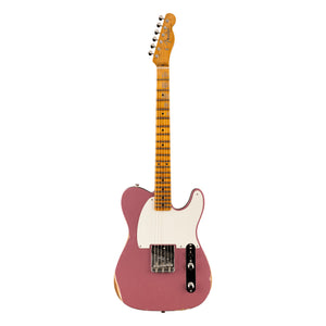 Fender Custom Shop 1956 Esquire Relic with Closet Classic Hardware, Super Faded Burgundy Mist Metallic