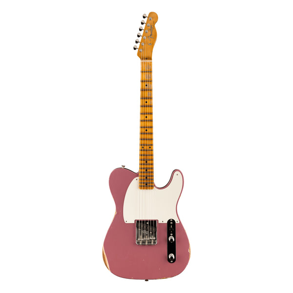 Fender Custom Shop 1956 Esquire Relic with Closet Classic Hardware, Super Faded Burgundy Mist Metallic