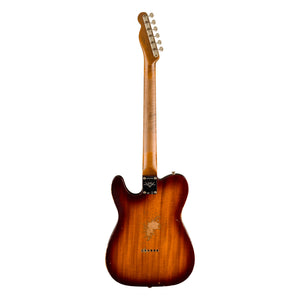 Fender Custom Shop Artisan Dual P90 Flame Maple Top Tele Relic, Aged Tobacco Sunburst, back