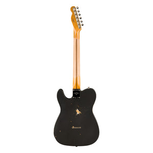 Fender Custom Shop 1956 Esquire Relic with Closet Classic Hardware, Super Aged Charcoal Frost Metallic, back