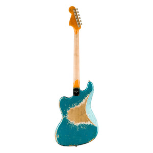 Fender Custom Shop 1962 Bass VI Super Heavy Relic, Super Faded Ocean Turquoise, back
