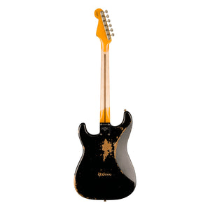 Fender Custom Shop 1956 Hardtail Stratocaster Heavy Relic, Black, back