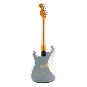 Fender Custom Shop 1956 Hardtail Stratocaster Heavy Relic, Faded Blue Ice Metallic, back