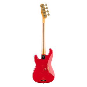 Fender Custom Shop 1956 Precision Bass Heavy Relic, Faded Seminole Red, back