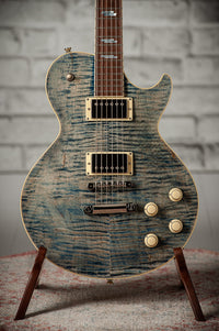 Collings CL Deluxe Trans Denim TV White Back #CL251669 Used