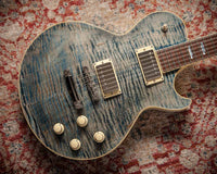 Collings CL Deluxe Trans Denim TV White Back #CL251669 Used