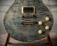 Collings CL Deluxe Trans Denim TV White Back #CL251669 Used