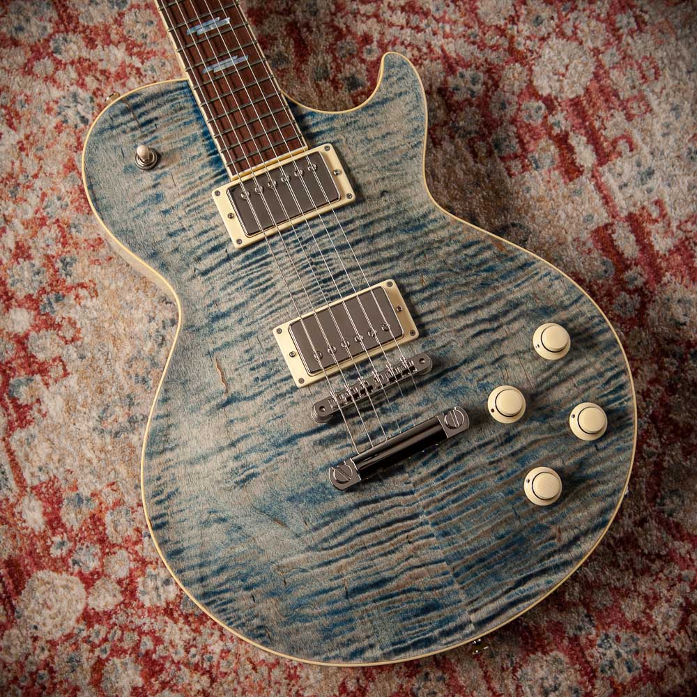 Collings CL Deluxe Trans Denim TV White Back #CL251669 Used