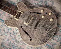Collings I-35 Deluxe Custom Trans Denim ThroBak Pickups # I35231238 Used