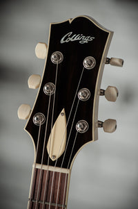 Collings I-35 Deluxe Custom Trans Denim ThroBak Pickups # I35231238 Used