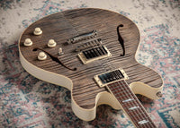 Collings I-35 Deluxe Custom Trans Denim ThroBak Pickups # I35231238 Used